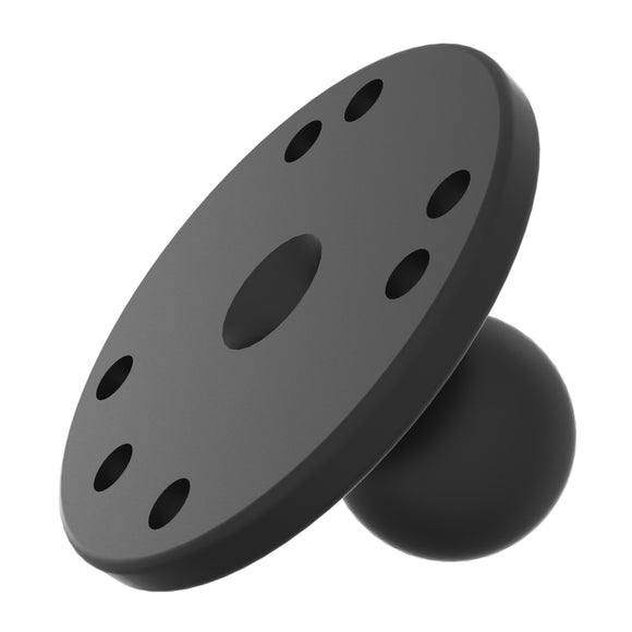 RAM Mount 2.5" Composite Round Base w/1" Ball