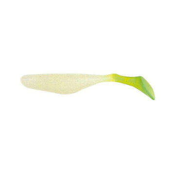 Buy glow-chartreuse-tail Bass Assassin 4in Saltwater Seashad 10pk