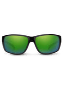 Suncloud Milestone - Black Frame Polarized Sunglasses Green Mirror Lens-3