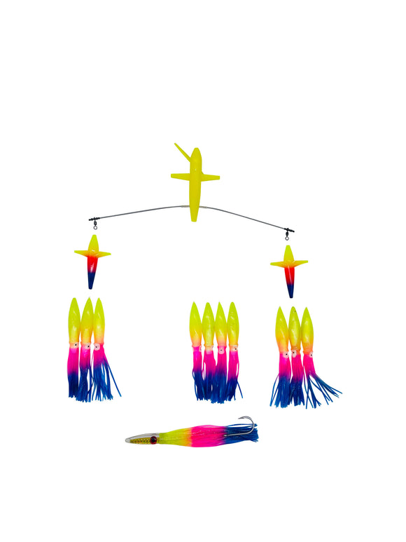 ChatterLures 19" Side Tracker - 9" Floating Bulb Squid