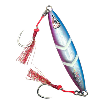 Buy blue-pink-glow Johnny Jigs One Drop Slow Pitch Jig
