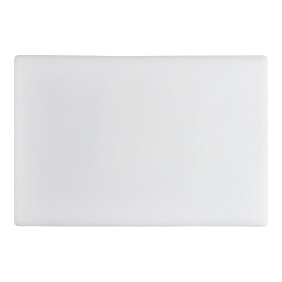 Cutting Board 18" x 12" x 1/2" - White Polyethylene