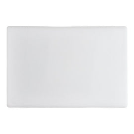Cutting Board 18" x 12" x 1/2" - White Polyethylene - 0
