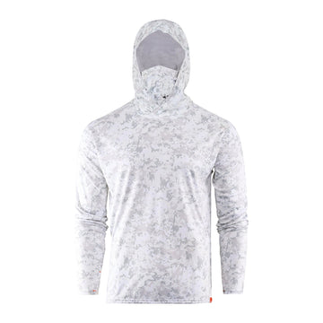 Buy squall-camo Grundens Tough Sun Masked Hoodie
