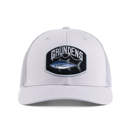 Grundens Bluefin Trucker Hat - Grey Mist