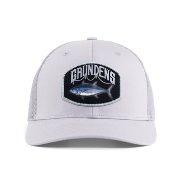 Grundens Bluefin Trucker Hat - Grey Mist