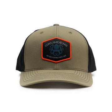Buy loden-black Grundens Kracken Trucker 312 Hat