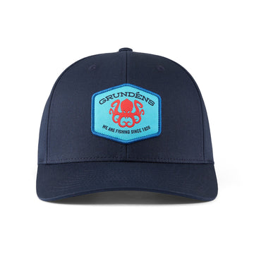 Buy black-charcoal Grundens Kracken Trucker 312 Hat
