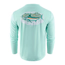 Grundens Marlin Magic LS Tech T-Shirt - Yucca-3