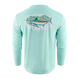 Grundens Marlin Magic LS Tech T-Shirt - Yucca