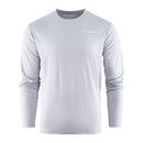 Grundens Striped Bass LS Tech T-Shirt - Steel Grey-4