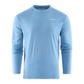 Grundens Tuna Torpedo LS Tech T-Shirt - Captain's Blue - 0