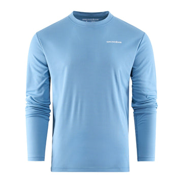 Grundens Tuna Torpedo LS Tech T-Shirt - Captain's Blue - 0