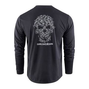 Grundens Bait Ball LS Tech T-Shirt - Black - 0