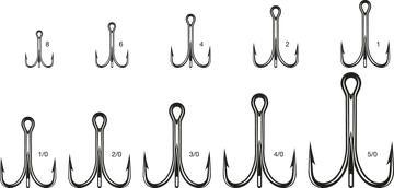 VMC O'Shaughnessy 4X Treble Hooks - 0