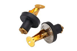 SeaChoice Brass Baitwell Plug 2pk