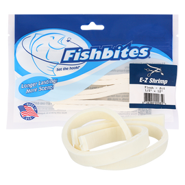 Fishbites E-Z Shrimp Longer Lasting Bait Strips 1/2in Wide x 12in Long 2pk