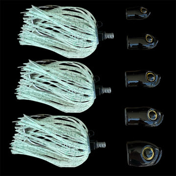 Stack Tackle Screwy Jig Head w/Skirts 5/0 - 0