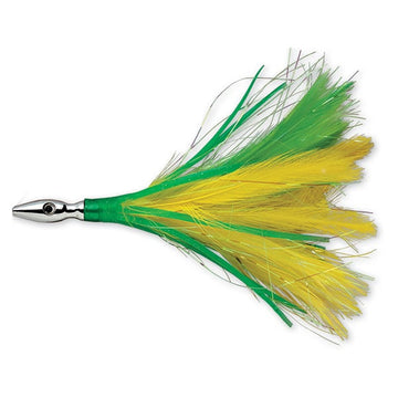 Buy yellow-green Williamson Flash Feather 4" Rigged w/4ft 80lb Mono and 3/0 Hook