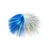 Blue/white head blue/crystal hair w/ pearl mylar
