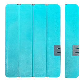 Toadfish Stowaway Folding Cutting Board w/Built in Knife Sharpener - Teal