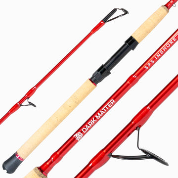 Buy red Dark Matter SPS 7ft Inshore Spinning Rods - Heavy Action (15-30lb Mono - 1-3oz Lure Weight)