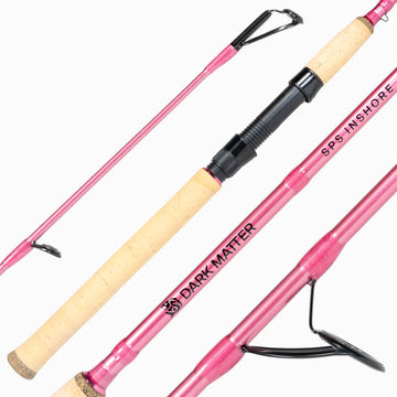 Buy pink Dark Matter SPS 7ft Inshore Spinning Rods - Med/Heavy Action (10-20lb Mono - 1/2-1.25oz Lure Weight)