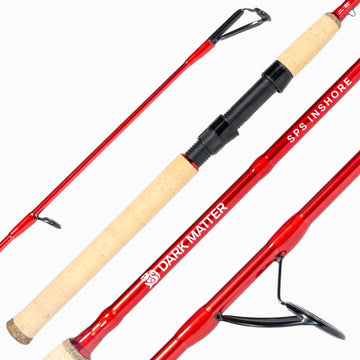 Buy red Dark Matter SPS 7ft Inshore Spinning Rods - Med/Heavy Action (10-20lb Mono - 1/2-1.25oz Lure Weight)