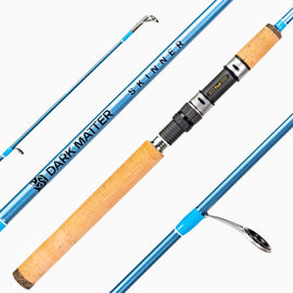 Dark Matter John Skinner 1pc Jig & Bounce Metallic Blue Spinning Rod - 0