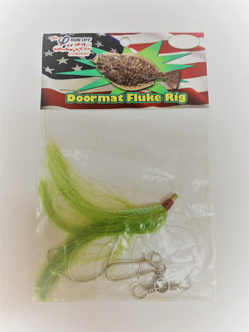 Run Off Lures Solid Squid Doormat Fluke Rig - 0