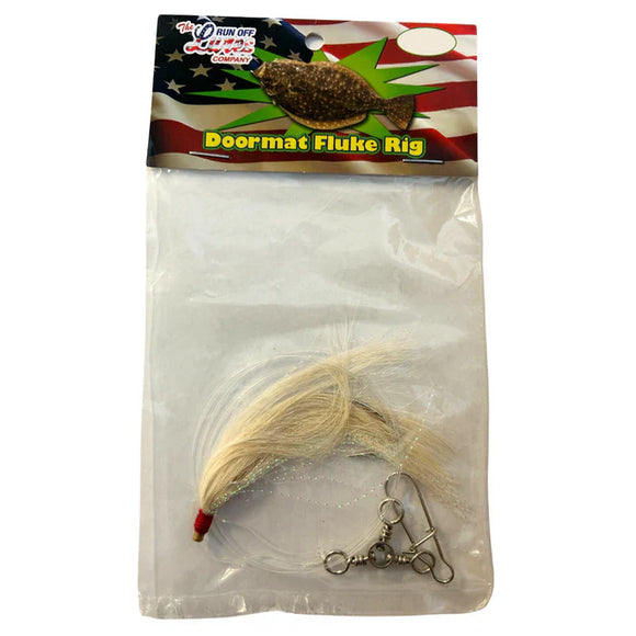 Run Off Lures Hi/Lo Doormat Fluke Rig w/Hair