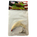 Run Off Lures Single Hook Doormat Fluke Rig w/Hair-3
