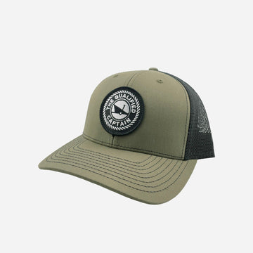 The Qualified Captain Qualified Trucker Hat - Loden/Black
