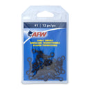 AFW Brass 3-Way Swivel w/Stainless Steel Rings - Black-3