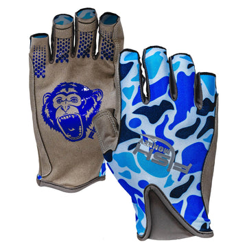 Fish Monkey Pro 365 Guide Glove - Old School Blue