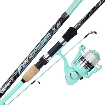 Buy sf-sea-foam Okuma Fin Chaser X Series 7ft MH Spinning Rod/Reel Combos