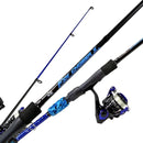 Okuma Fin Chaser-X Series "A" 8ft MH Spinning Rod/Reel Combo BL - Blue-1