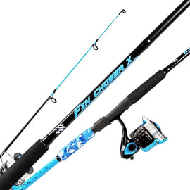 Buy sb-sky-blue Okuma Fin Chaser-X Series "A" 7ft MH Spinning Rod/Reel Combos