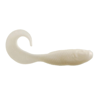 Buy pearl-white-chartreuse-tail Berkley Gulp! Alive!® Saltwater Swimming Mullet - Pint 4 x 7 Container