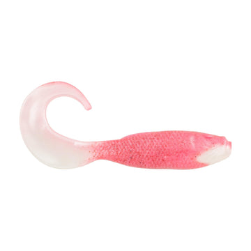 Buy pearl-white-pink-tail Berkley Gulp! Alive!® Saltwater Swimming Mullet - Pint 4 x 7 Container