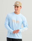 Huk Pursuit Long Sleeve Performance Crew-5