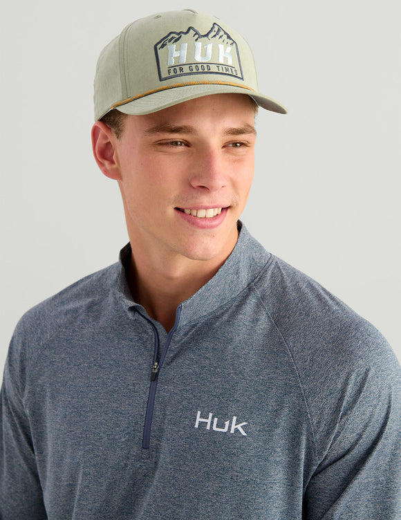 Huk Airweight Heather 1/4 Zip