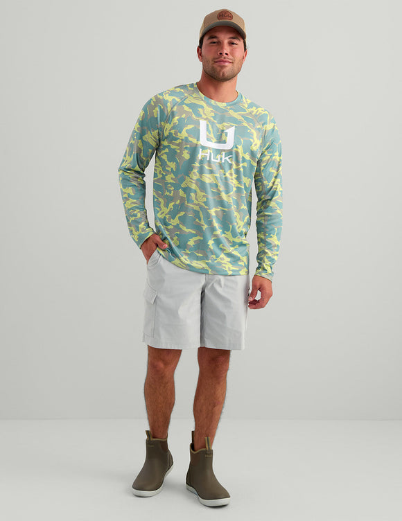 Huk Icon Printed Performance Crew