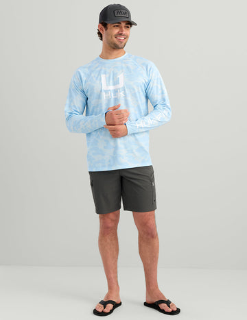 Huk Icon Printed Performance Crew
