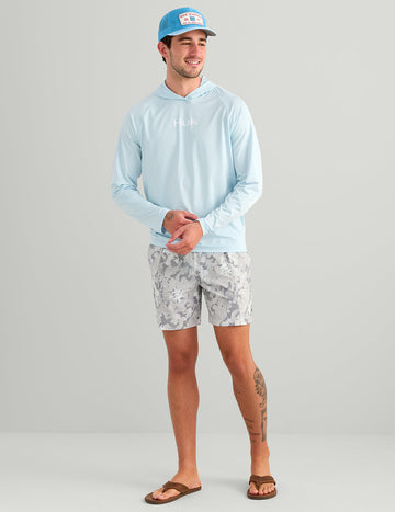 Huk Airweight Long Sleeve Performance Hoodie - 0