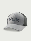 Huk Embroidered Heather 110 Trucker Hat-1