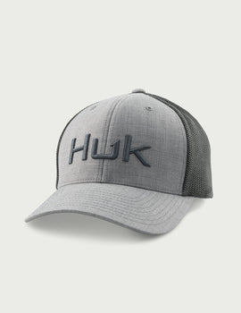 Huk Embroidered Heather 110 Trucker Hat