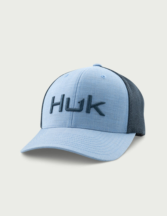 Huk Embroidered Heather 110 Trucker Hat