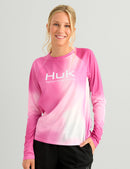 Huk Womens Pursuit Performance Crew-5