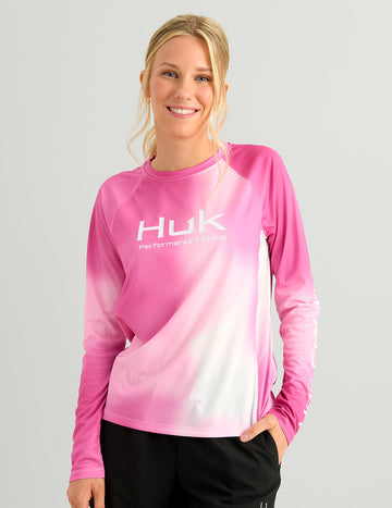 Buy oleander Huk Womens Pursuit Performance Crew